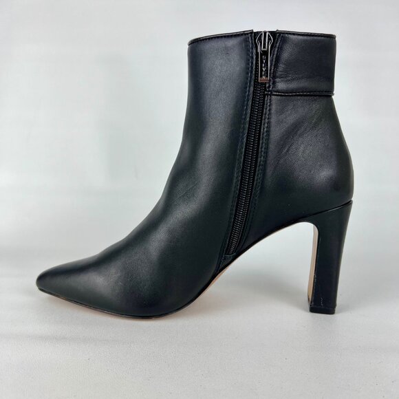 Steven Steve Madden Womens Jenn Pointed Toe Ankle Booties Black Leather size 9.5 - Picture 8 of 16